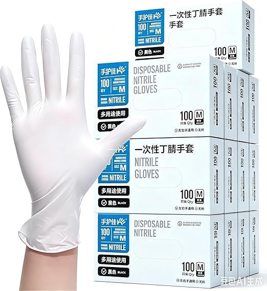 Amazon.co.jp: [starrycoo] ニトリル手袋 使い捨て手袋 ゴム手袋 ヘア